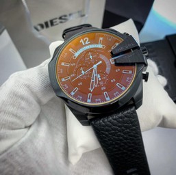 Diesel Black Strap Chrono Cheif Black