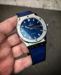 Hublot Big Bang Leather Strap Full Blue