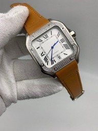 Cartier Santo Classic Diamond White Dial