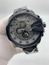 Diesel Full Black On Black SS Strap Mega Shief