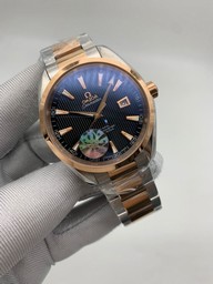 Omega Seamaster SG Black Dial on SG Steel Strap
