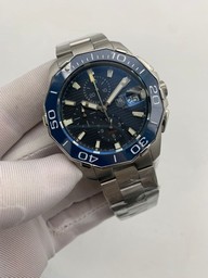 Tag Heuer Silver Case Blue Dial