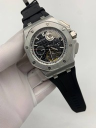 Audemars Piguet Black Dial High Version Rubber Strap
