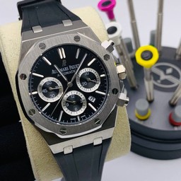 Audemars Piguet Black Dial Chrono High Version Rubber Strap