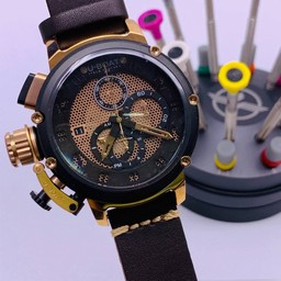 U-Boat Classico Tungsten Black Gold Dial High Version