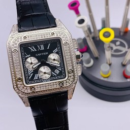 Cartier De Santos Classic Diamond Chrono High Version